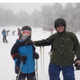 Achieved his dream of skiing with his son!